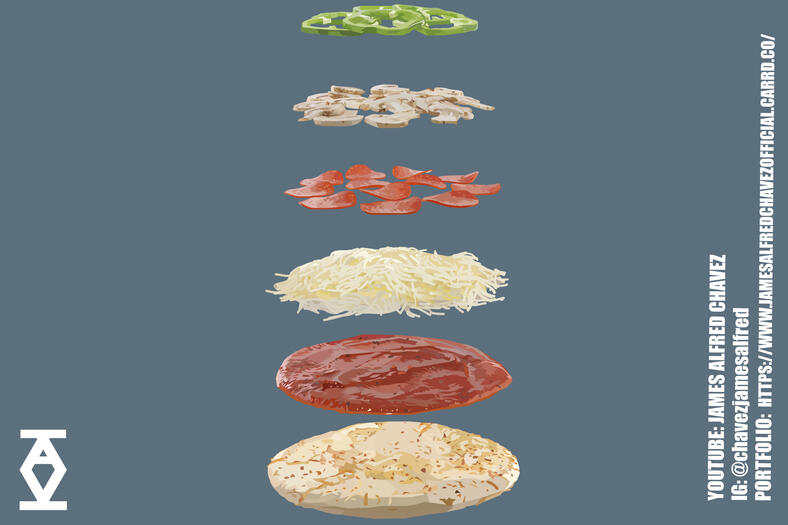 REALISTIC FOOD "BURGER" VECTOR ART